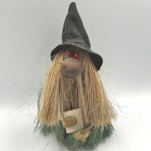 Ken Arensbak 10" Handmade Henrietta Woodland Witch Troll Folk Art Crosby TN wTag